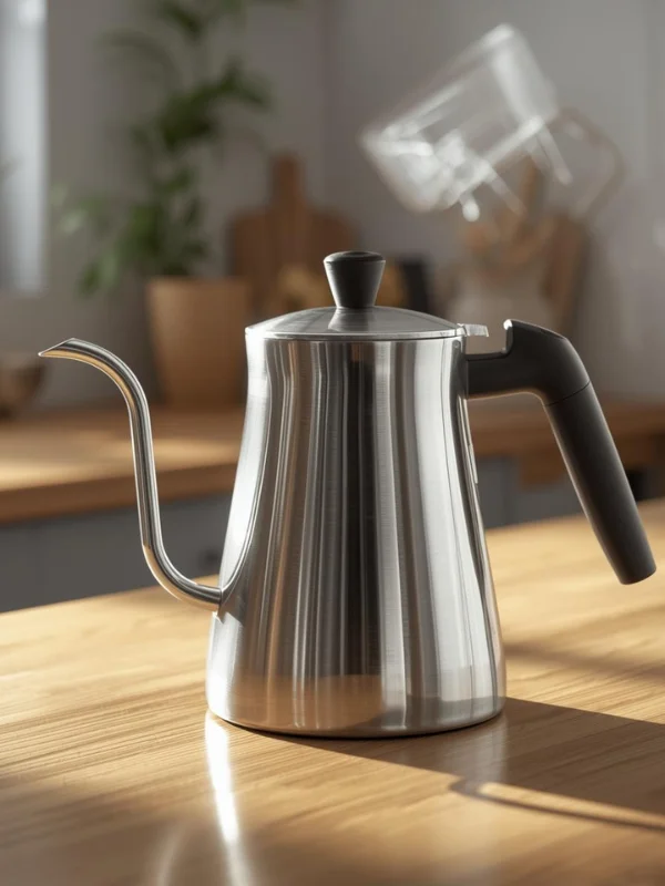 Gooseneck kettle for home use