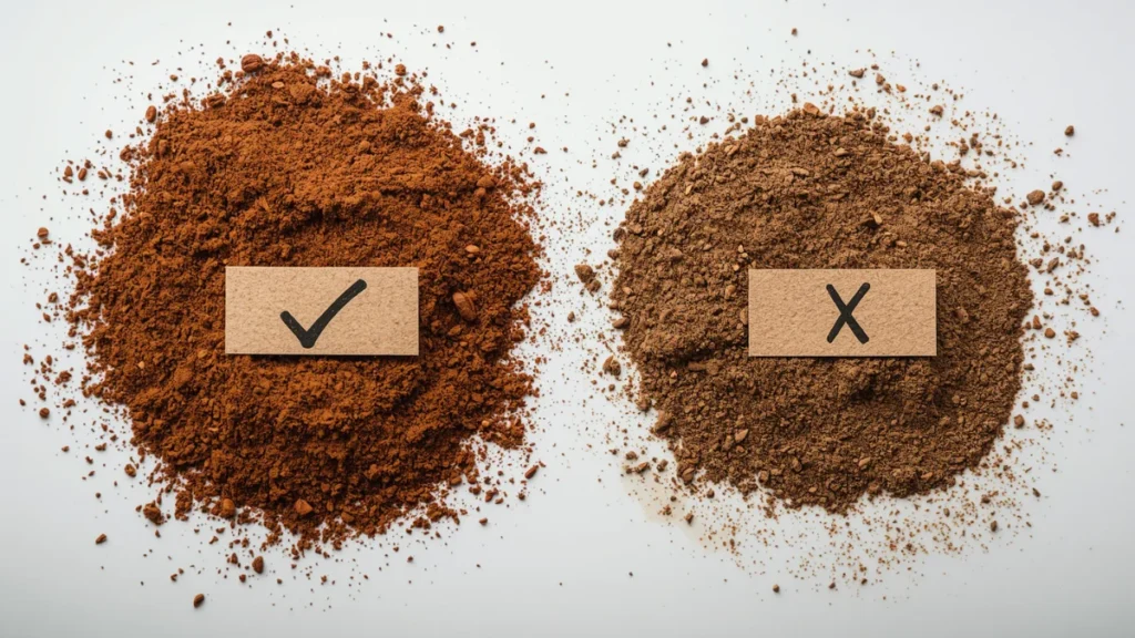 French Press Coffee Ratio: The French press requires a coarse grind size