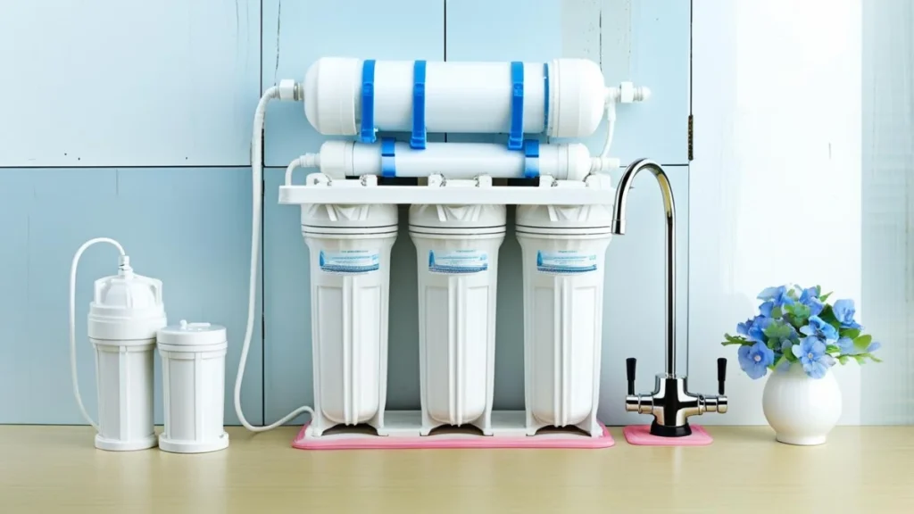 Home water filtering setup for better coffee