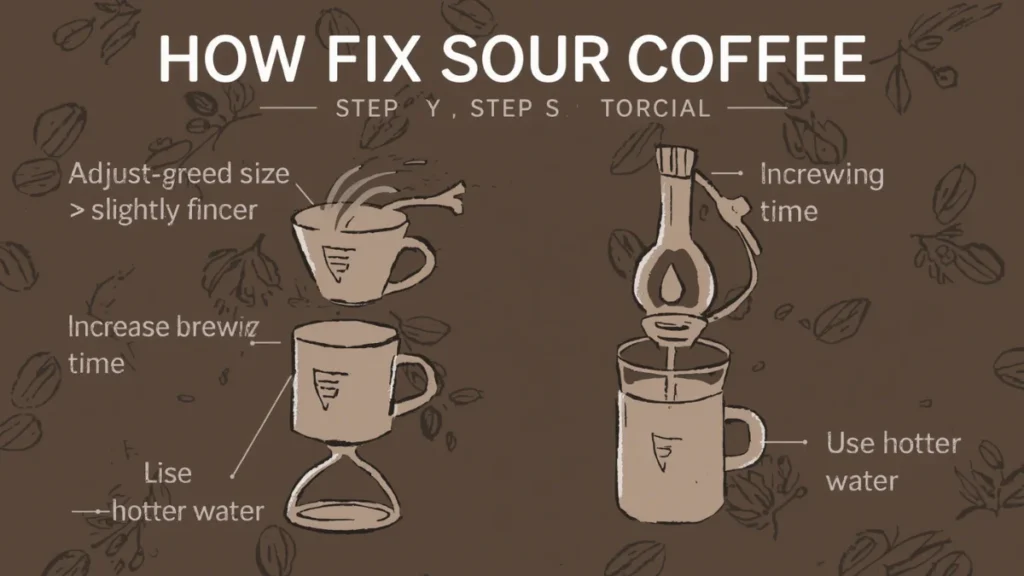 How to fix sour coffee