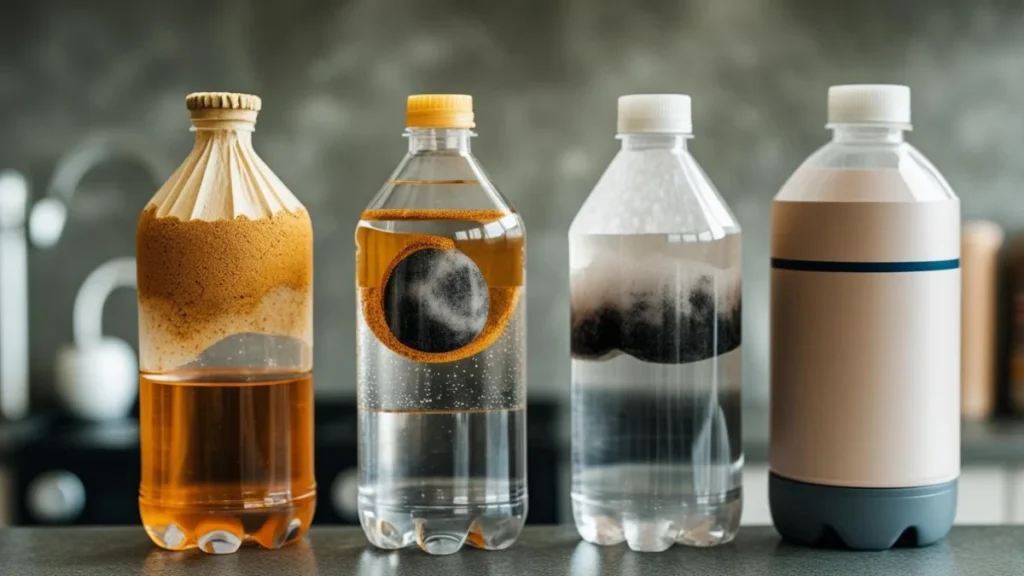 Main water sources for coffee brwing includes tap water,filteres water,filtered water and Bottled water