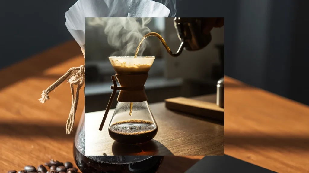 pou over coffee extraction
