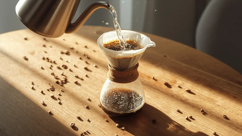  Extraction is process in which water dissolves flavor compounds 