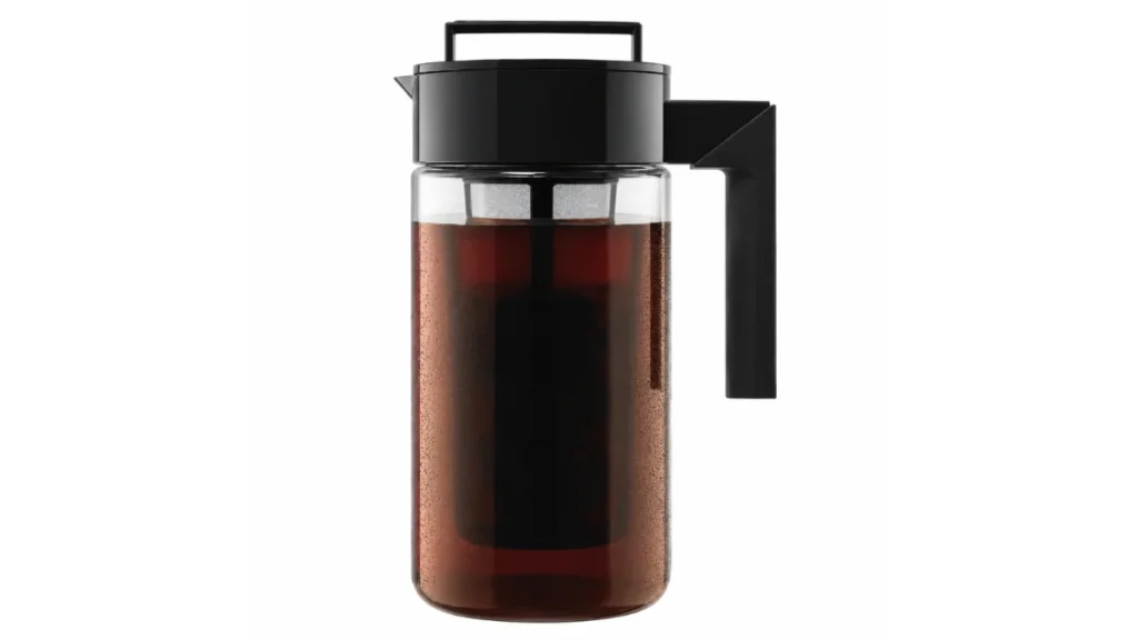 A lifestyle image of the Takeya Patented Deluxe Cold Brew Coffee Maker , one of the best cold brew coffee makers of 2026